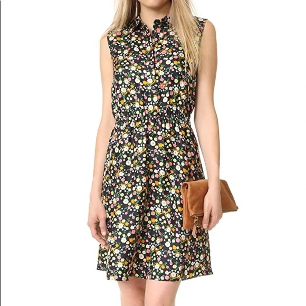 NWT $350 Tory Burch Ryder Silk Floral Dress